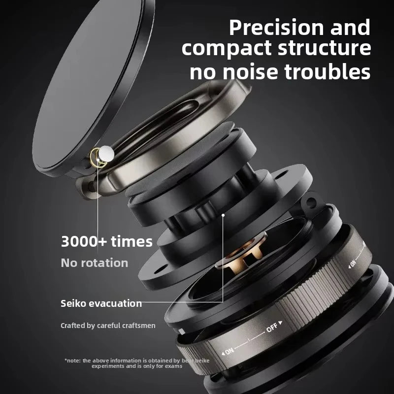 Vacuum Magnetic Phone Holder Stand, for Magsafe Suction Cup Phone MountAdjustable Swivel Lock, for Your Car/Gym/Mirror