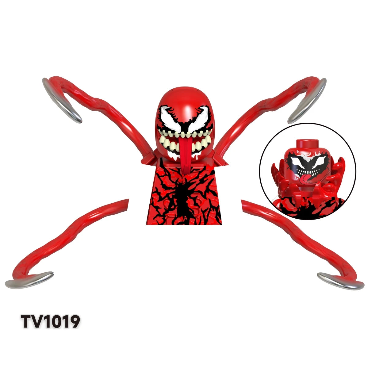 Blind Box Mini Building Blocks TV6203 Figures Big Goblin Spiderman Iron Man Venom Captain Hawk Deadpool Armor Christmas Gift Toy