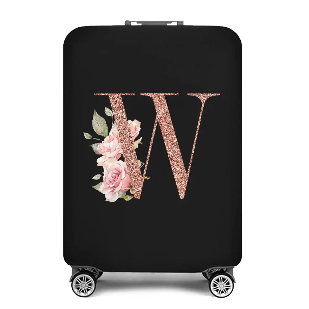 Stretch Luggage Covers 18-32 Protector Travel Luggage Suitcase Protective Cover Rose Gold Series Dust Covers Travel Organizer