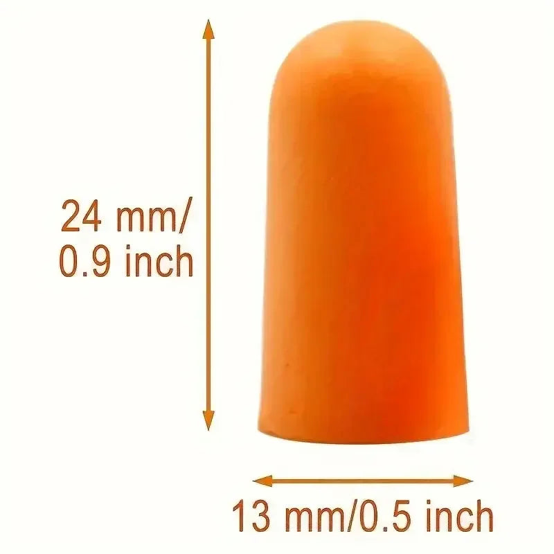 20/50/100Pairs Noise Cancelling EarPlugs Double Soundproof Earplugs Soft Material Fit Ear Shape Travel Sleep School Study