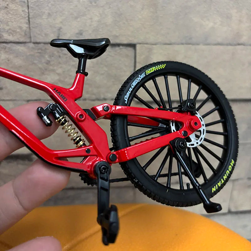 1:8 Model Alloy Bicycle Diecast Mini Finger Bikes Toys Simulation Collection Gifts Toys for Boys 41A