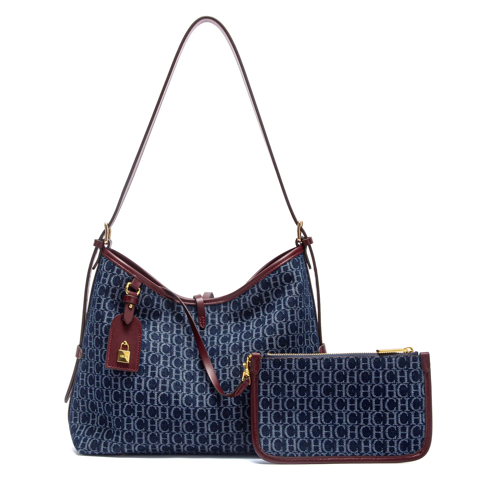 Women's Tote Bag 2025 New Wine Red Mother and Child Bag Leisure Vacation Handbag