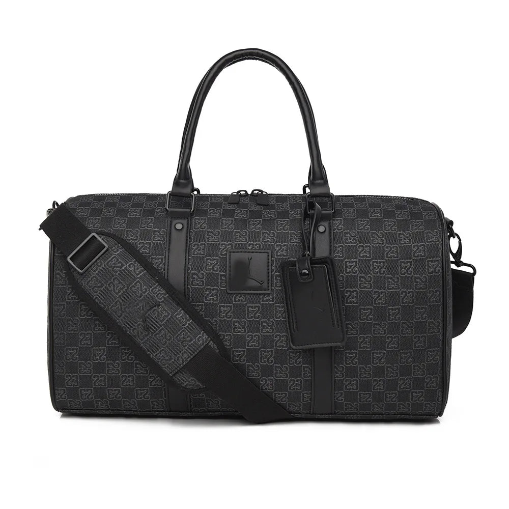 Lightweight Large Capacity Sports Fitness Bag for Travel And Business Trip Unisex Casual Travel Style Breathable PU Material