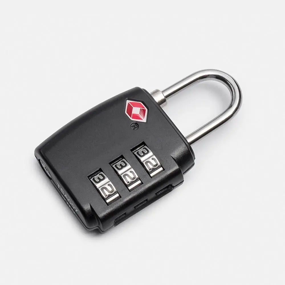 TSA 3 Digit Combination Lock Security Tool Anti-theft Lock Customs Password Lock Cabinet Locker Padlock