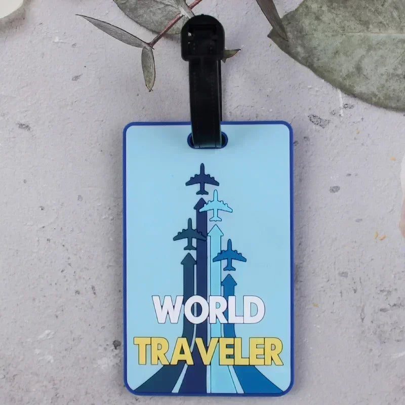 New Travel Luggage Tag ID Address Holder Suitcase Name Labels Boarding Pass Travel Accessories