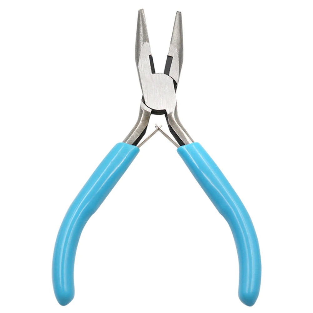 Small Pliers Stainless Steel Tong Head Jewelry Pliers Making Tool DIY Multi-purpose Tool Pliers Round Needle Nose Pliers Parts