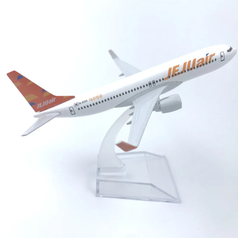 1/400 Scale Aircraft Model Korean Air b747 Diecast airplane Replica Alloy Material a380/a320 series Collectible Gift