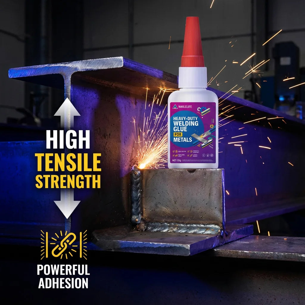 1-4pcs Heavy-Duty Welding Glue for Metals Quick-Drying Powerful Adhesion Instant Adhesive for All Metals