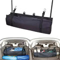 Car Rear Racks Storage Bag Net Adjustable Trunk Storage Bag Net High Capacity Hanging Organizers Automobile Interior Accessories