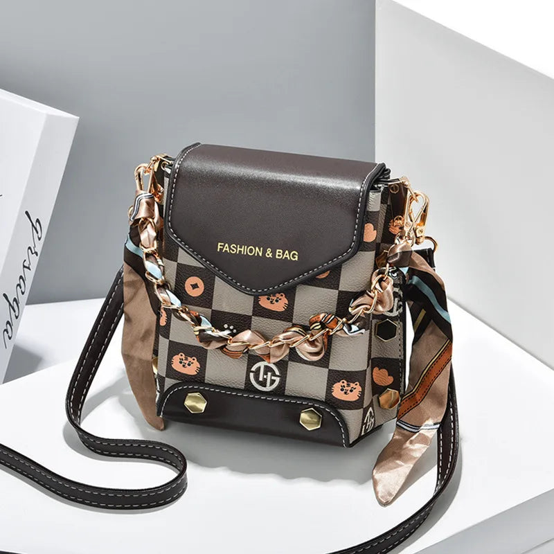 Mobile Phone Bag Women's New Summer Fashion Mini Bag Fashion Single Shoulder Crossbody Good-looking Suitable Daily Collocation