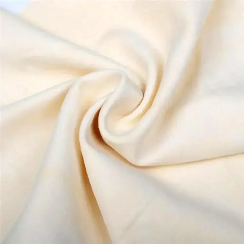 Natural Chamois Leather Cloth Free Shape Car Wash Towel Genuine Suede Ultra Absorbent Quick Dry Auto Cleaning Accessory