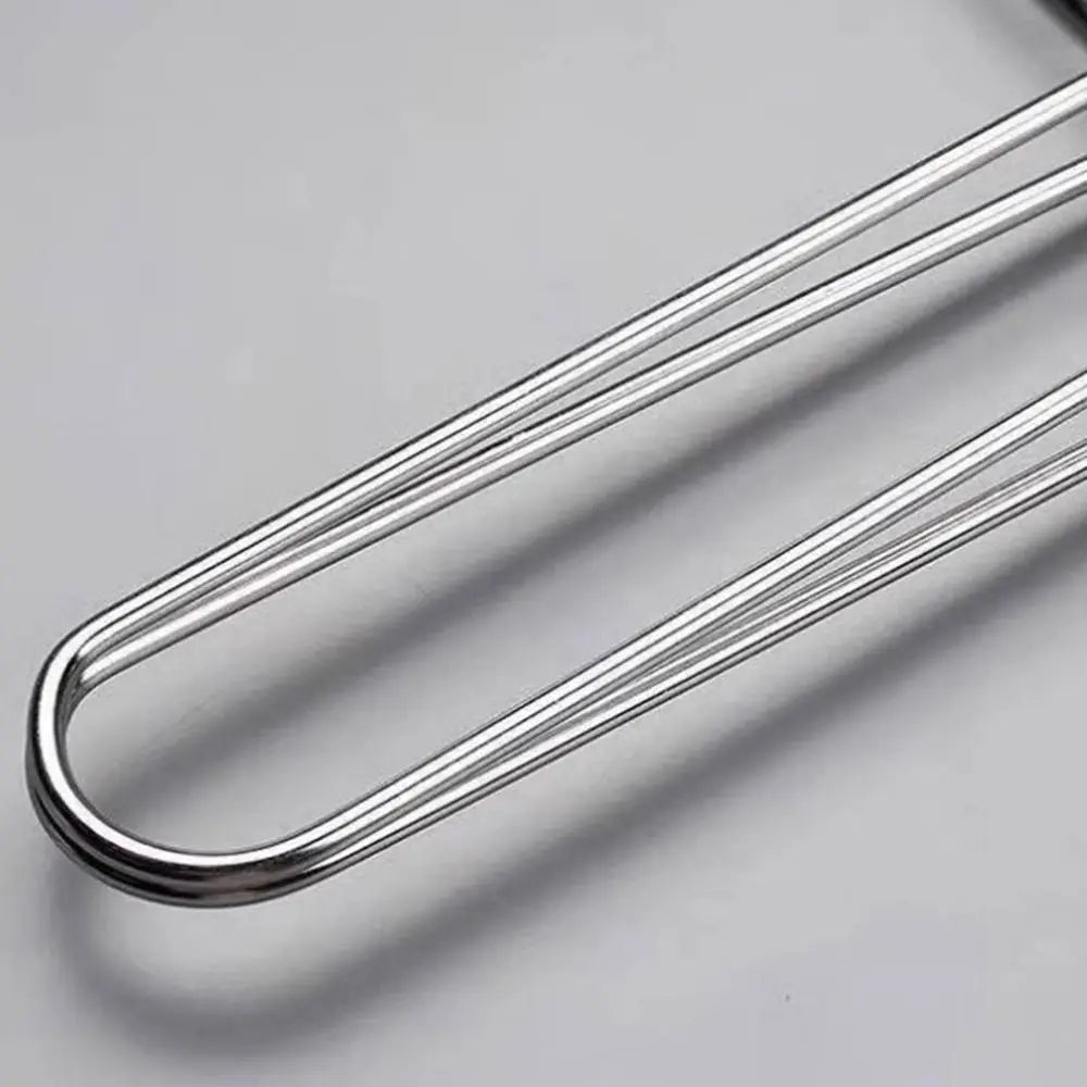 Durable Stainless Steel Fish Grilling Rack Double-sided Square BBQ Grill Thickened High Temperature Resistant Meat Grilling Rack