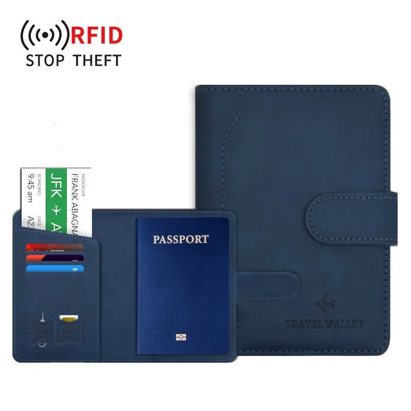 Passport Holder for Travel Essentials, Passport Wallet Cover Case for Travel Must Haves Accessories for Women and Men