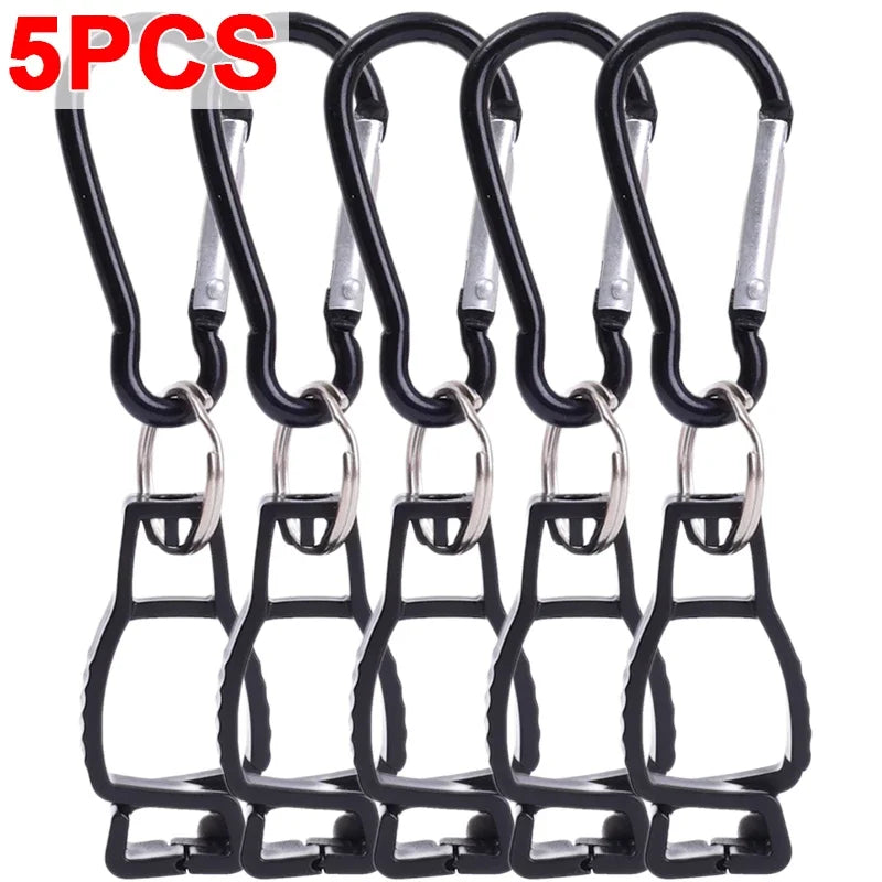 Glove Clips for Work Glove Holders Glove Belt Clip Outdoor Clip Anti Loss for Hiking Climbing Skiing Camping Gear Accessories