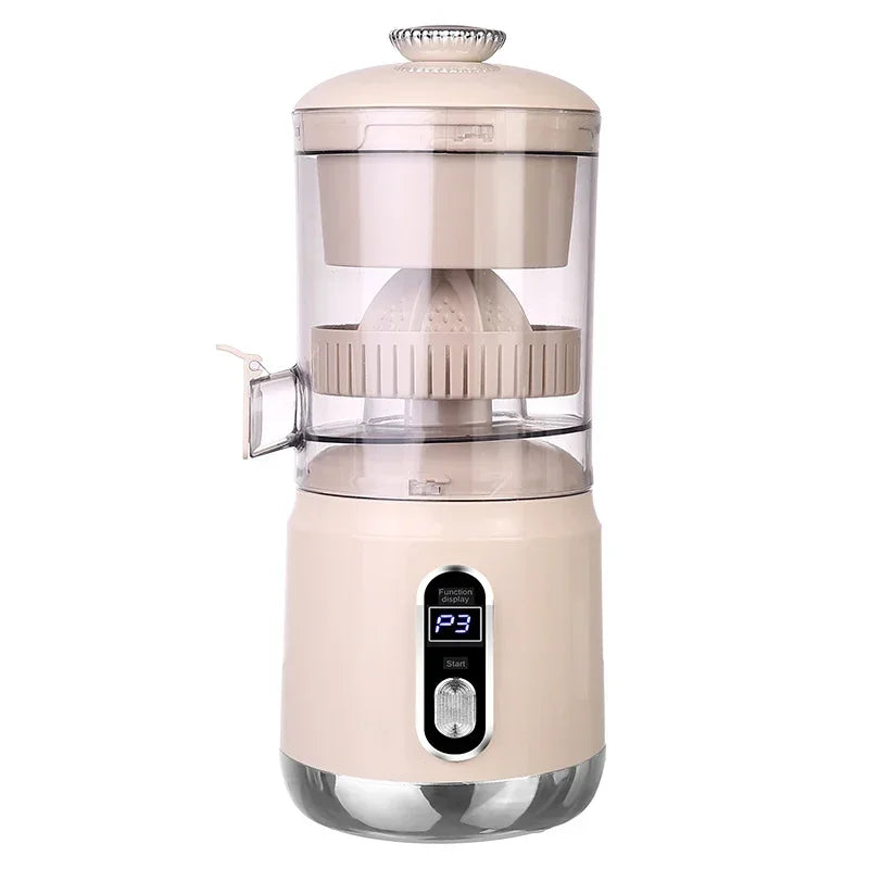 Electric Orange Juicer Portable Citrus Fruit Juice Extractor Pulp Separation Squeezer Machine USB Charge 600ml Smoothie Blender