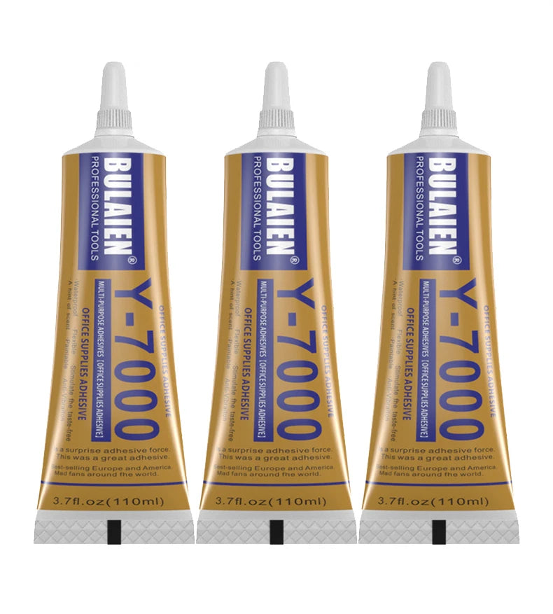 Y7000 Transparent Glue Set with Precision Nib for Rhinestone Crafts Jewelry Making 1/3/10PCS 110ml Office & School Supplies