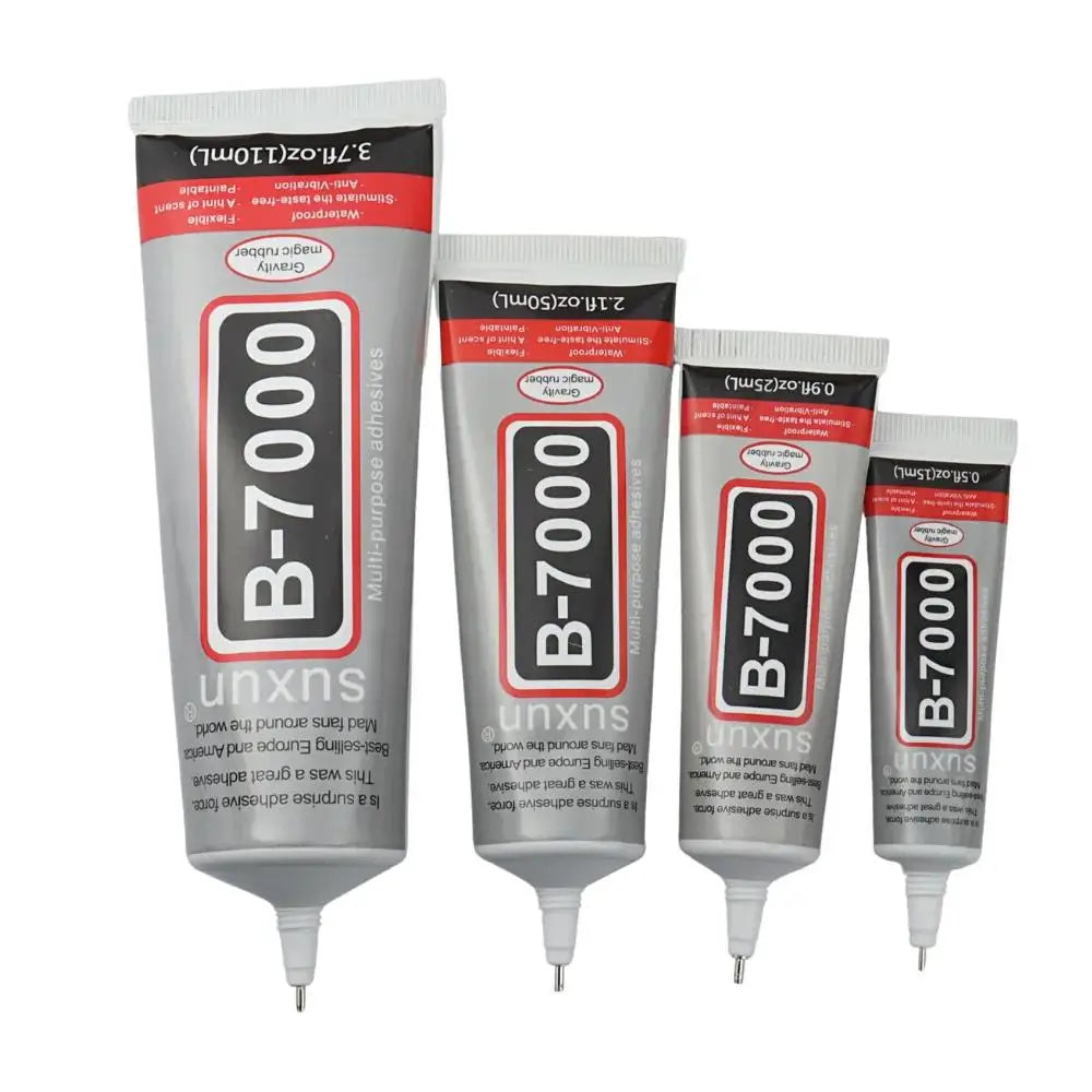 1PC 15ML 25ML 50ML 110ML SUXUN B7000 Glue Clear Contact Phone Repair Adhesive Glass Plastic  Universal DIY Glue B-7000
