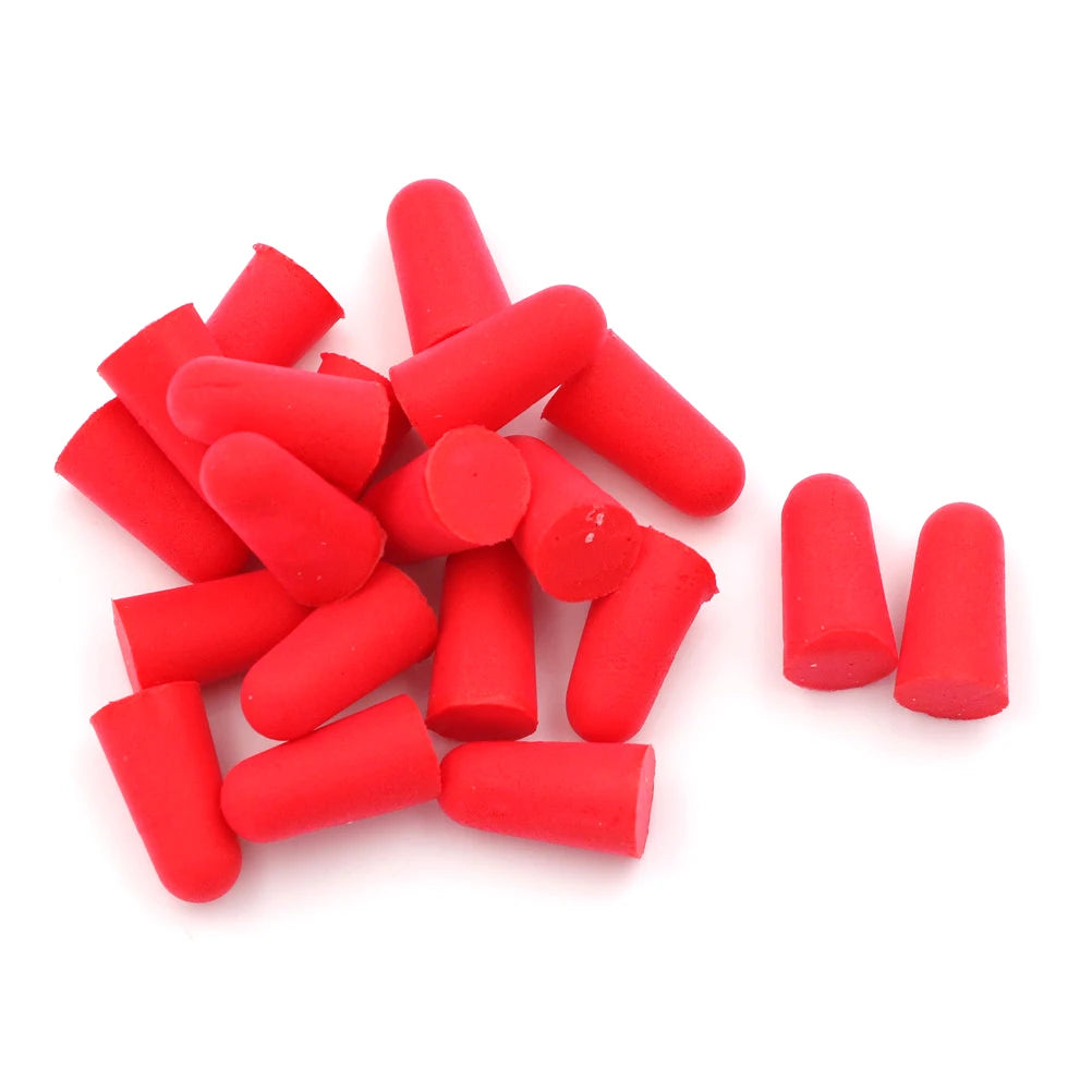 20pcs PU Foam Ear Plugs Anti Noise Snore Earplugs Comfortable For Study Sleep