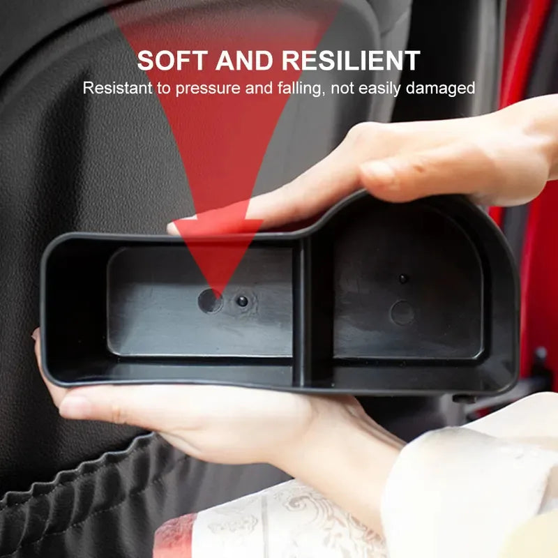 Multifunctional Auto Phone Holder for Cars Flexible Cup Holder High Bearing Headrest Water Bottle Box