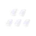 5pcs Portable Toothbrush Head Protector Hygienic Dust-Proof Cover Travel Case for Brush Head Storage Travel Toothbrush Case