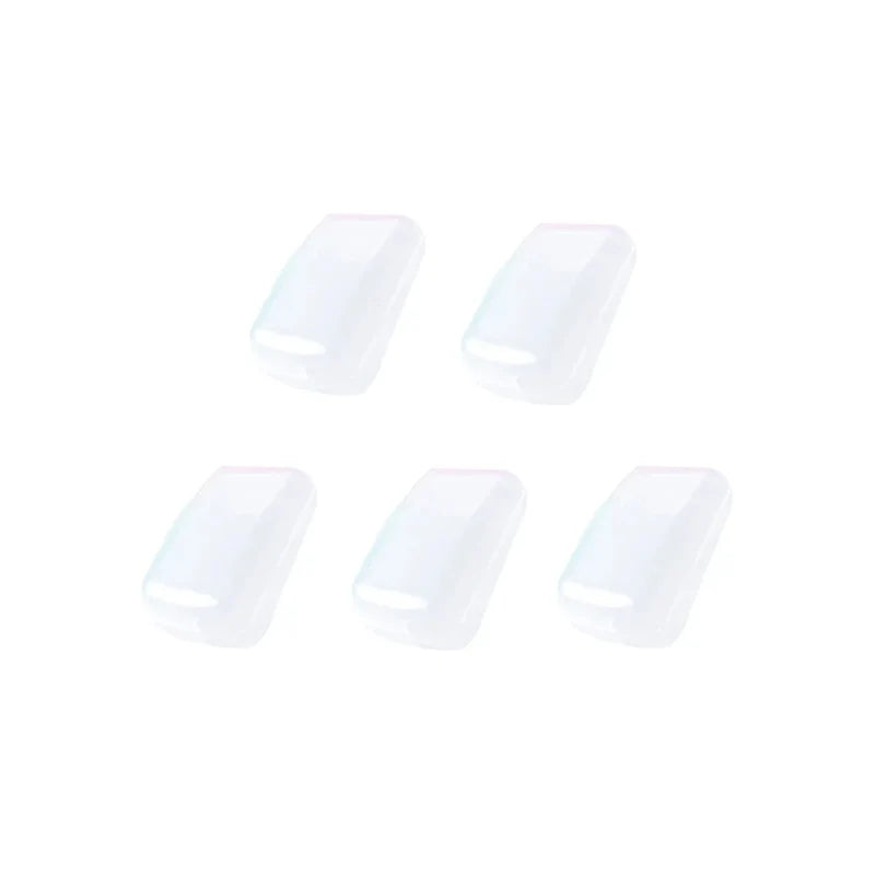 5pcs Portable Toothbrush Head Protector Hygienic Dust-Proof Cover Travel Case for Brush Head Storage Travel Toothbrush Case