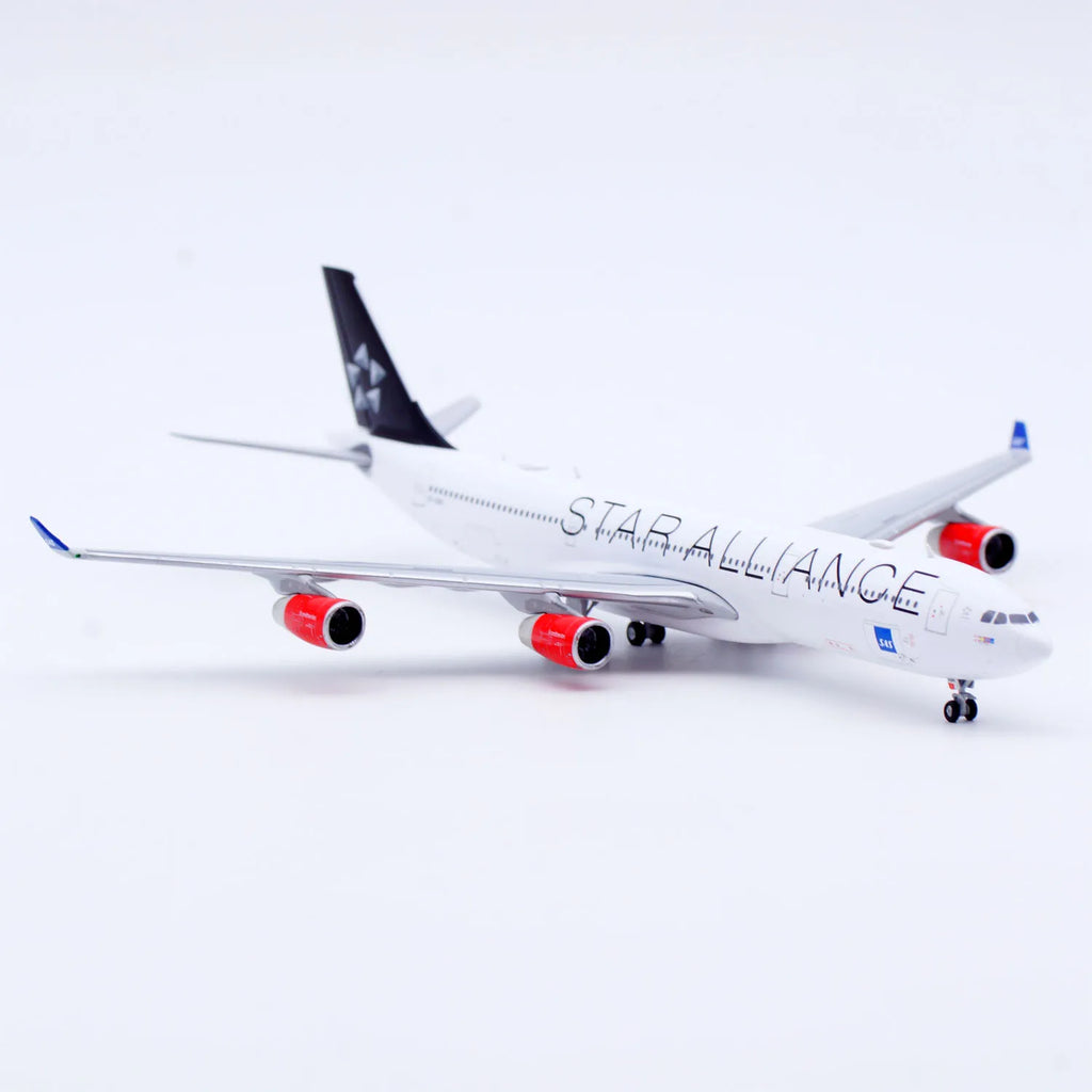 XX40642 Alloy Collectible Plane Gift JC Wings 1:400 SAS Scandinavian Airlines Airbus A340-300 Diecast Aircraft Jet Model OY-KBM