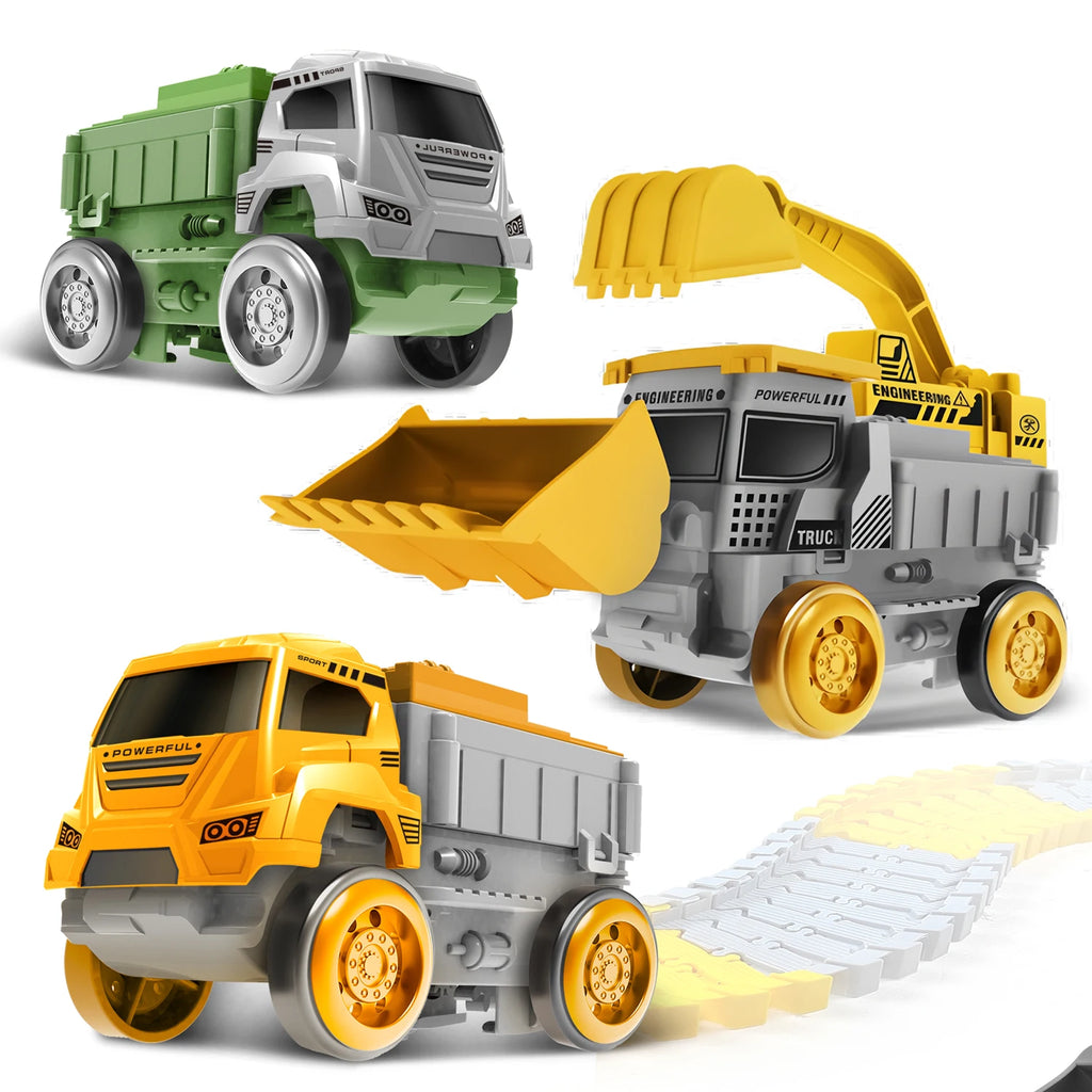 eplacement Cars for Tracks - Extra Race Car Accessories for Dinosaur Race Track & Train Toy Gift - for Kids Boys and Girls Toys