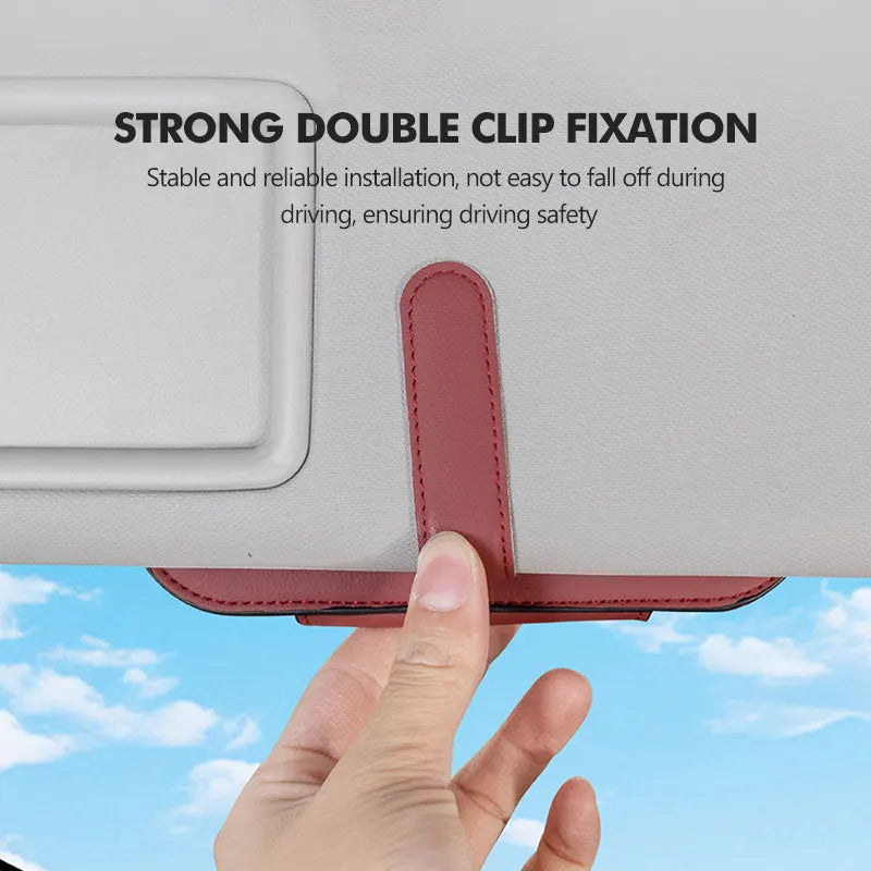 For Hyundai Car Glasses Case Sunglasses Storage Box Clip N Line i20 i30 Sonata Tucson Azera Elantra Veloster