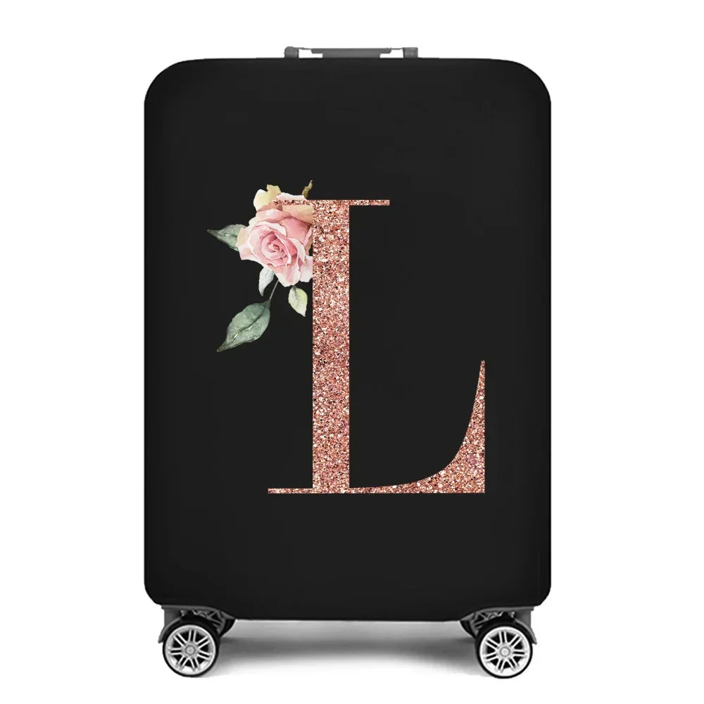 Stretch Luggage Covers 18-32 Protector Travel Luggage Suitcase Protective Cover Rose Gold Series Dust Covers Travel Organizer