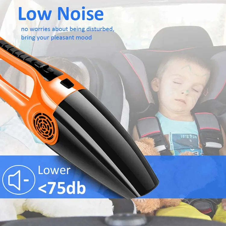 2000000PA 120W Wireless Car Vacuum Cleaner Multifunctional Portable High-Power Suction Blowing Integrated Cleaning Tool
