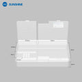 SUNSHINE SS-001A Pro Double-laver Storage Box Thickened High Hardness Small Size Large Capacity Motherboard Screw Storage Tool