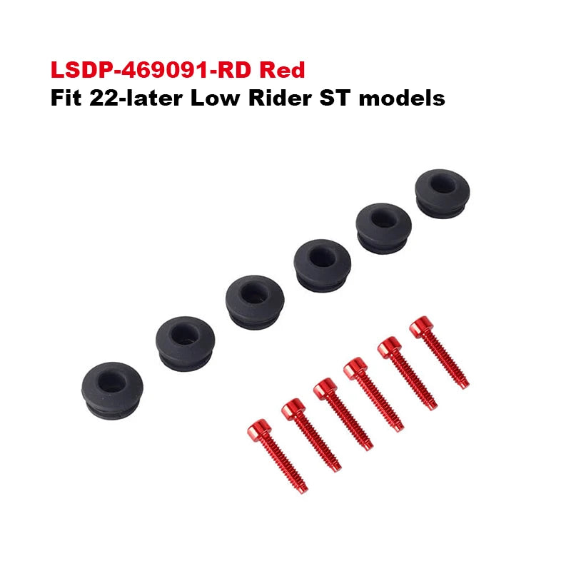 T27 Fairing Windshield Bolts Screws Rubber Grommets Washer for 2022-later HD FXLRST Low Rider ST Motorcycles Accessory