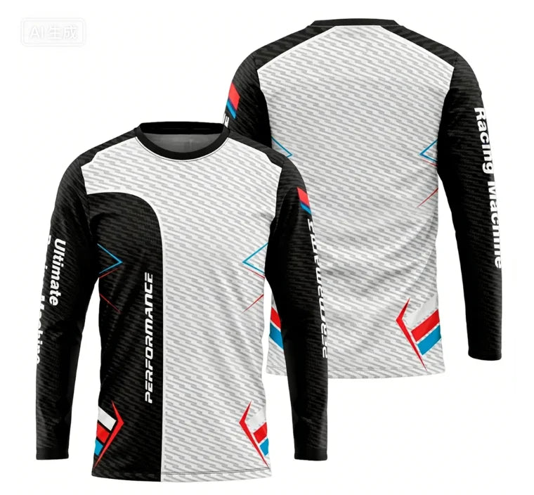 Motorrad Long Sleeve Tops Men Women Clothing Motorcycle Mountain Bike Jersey Breathable Quick Dry Downhill Flexible TopsOutdoor