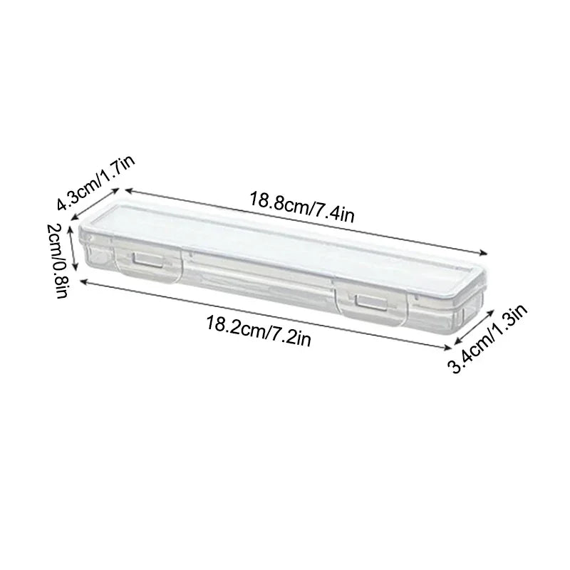 Portable Toothbrush Box Plastic Travel Toothbrush Case Transparent Toothbrush Holder Organizer Travel Practical Accessories