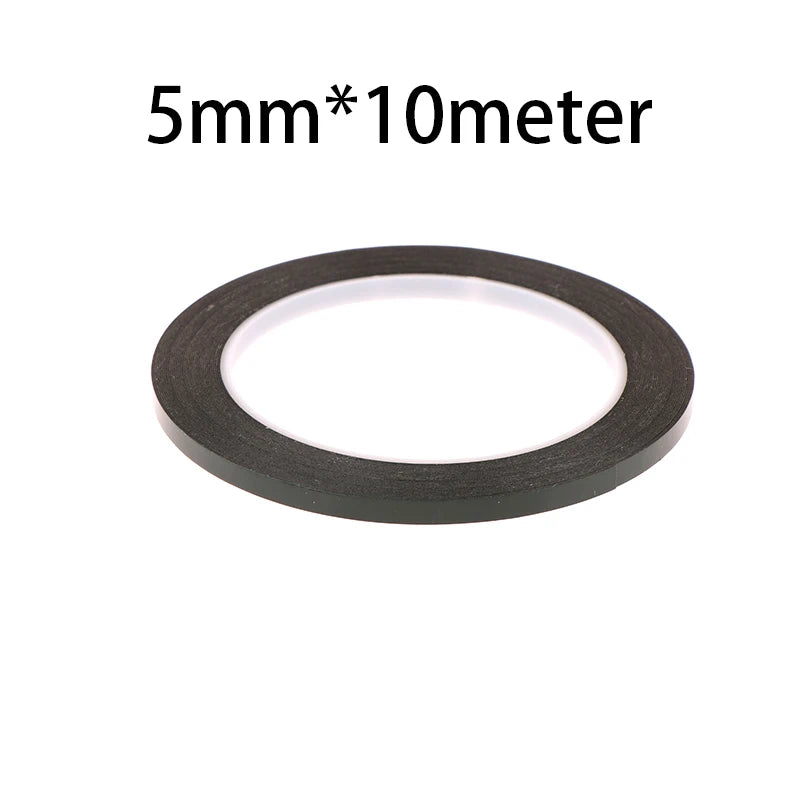 Hot Sale 10M Black Strong Adhesive Tape 2-5MM Double-Sided Glue Roll for Tablet LCD Touch Glass Frame Back Cover Repair