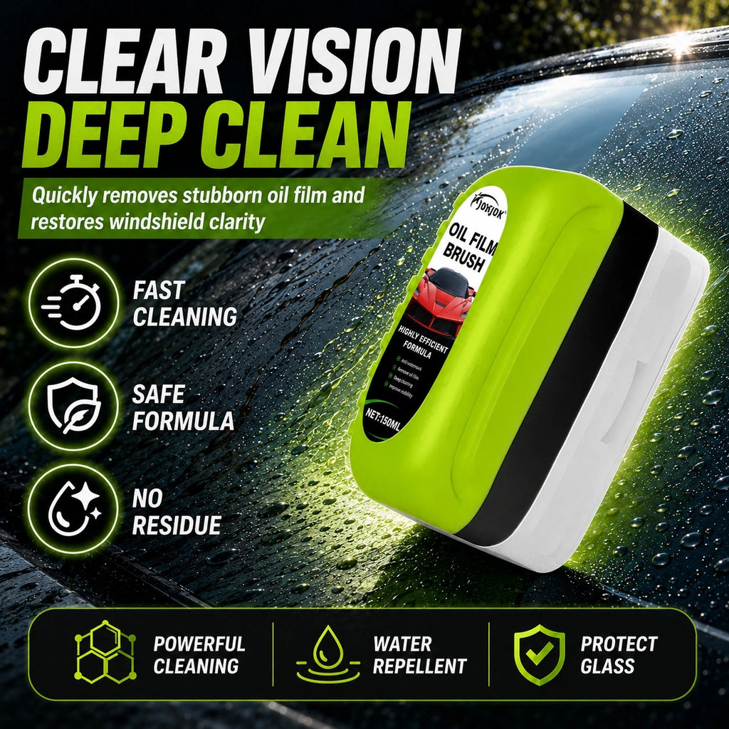 Car oil film cleaning agent, window front windshield rainproof and anti fog agent, coating remover Accessories