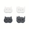 4pcs Cute Cartoon Toothbrush Protectors, Portable Travel Cases for Toothbrush Heads Toothbrush protection clip daily necessities