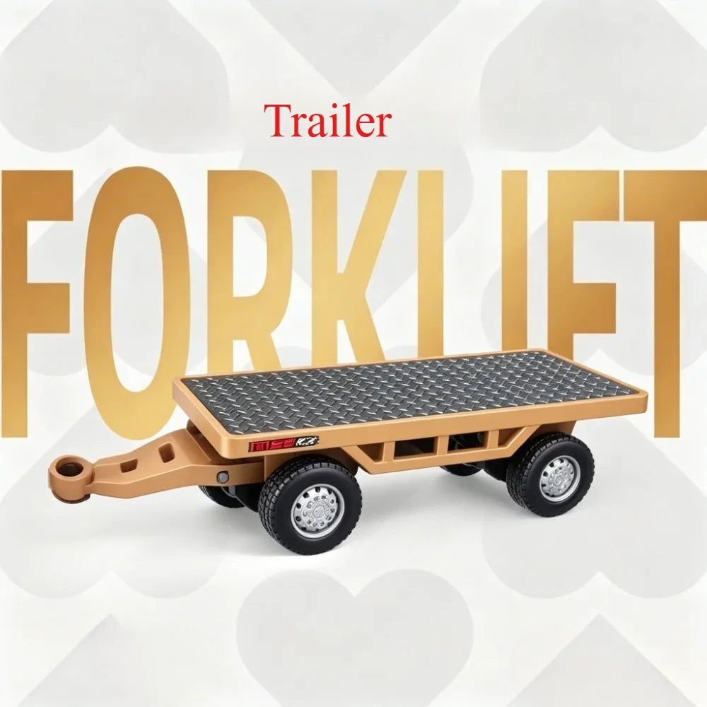 Y2k 1/64 Ask Nanfeng Remote Control Alloy Forklift Engineering Vehicle Desktop Game Toy Model Series Boys' High end Gift