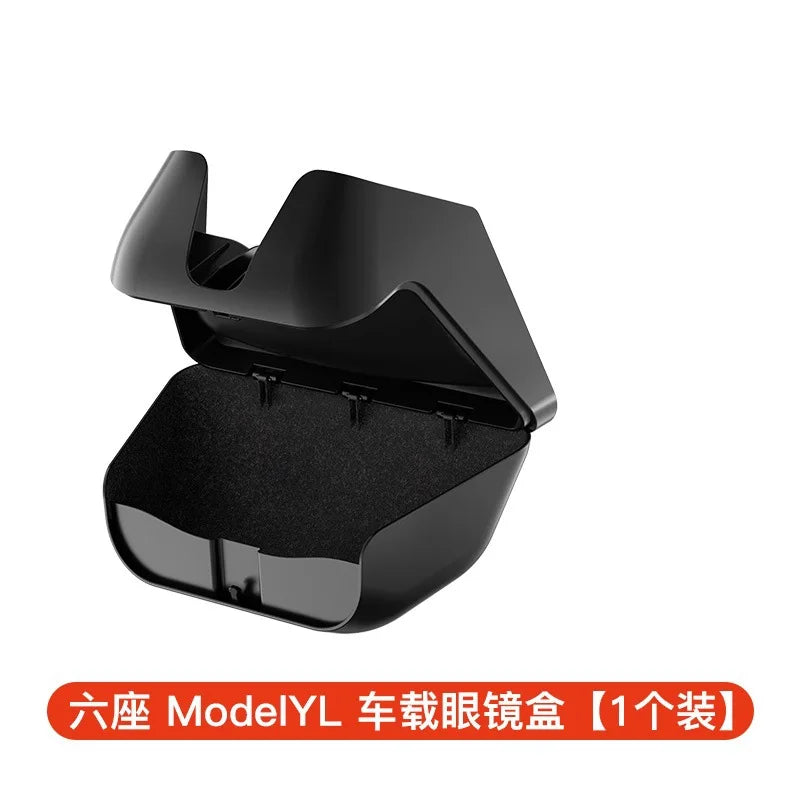For Tesla Model Y Juniper Glasses Case Original Design Car Interior Storage Box Sunglasses Holder for Tesla Model Y Juniper
