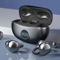 Wireless Headphones Open Ear  Bluetooth 5.4 LED Display Clip on Earbuds with Mic,Noise Cancelling,Comfortable Sports Earphones