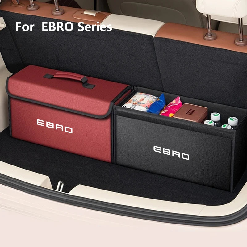 For EBRO S400 S700 S800 2025 Car Trunk Storage Box Organizer Foldable Stowing Tidying Bag Car Interior Storage Accessories