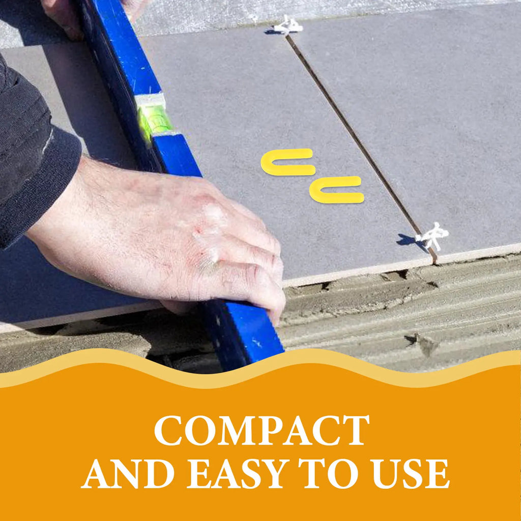 100Pcs U Shaped Tile Spacers Vibrant Colors for Stable and Quick Installation Tile Spacers Plastic Wedges Tiling Tools,