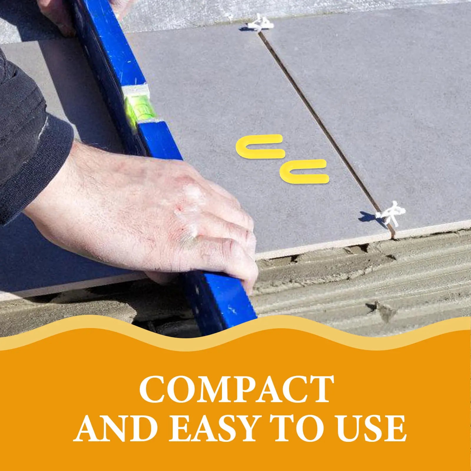 100Pcs U Shaped Tile Spacers Vibrant Colors for Stable and Quick Installation Tile Spacers Plastic Wedges Tiling Tools,