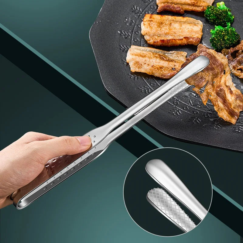 1PC Barbecue Clip Stainless Steel Korean BBQ Kitchen Food Bag Cooking Steak Buffet Small Clip Kitchen Tools Outdoor Barbecue