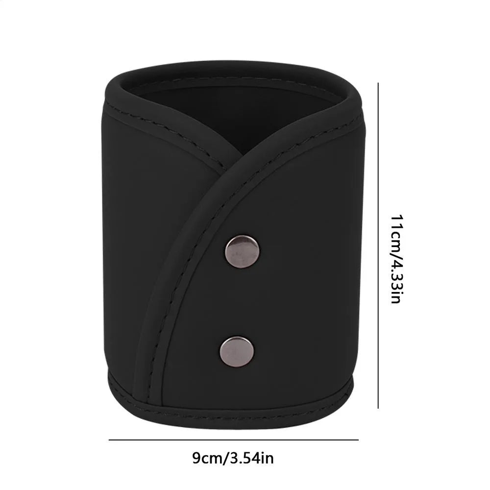 Multifunctional Leather Door Cup Holder Beverage Holder Storage Bucket Rear Seat Cup Holder Storage Bag Car Interior Accessories
