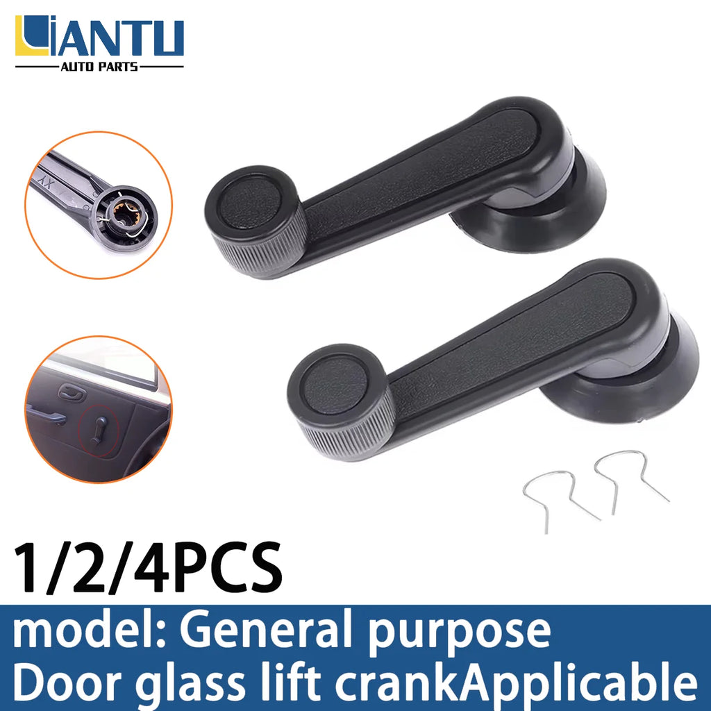 1/2/4PCS Universal Car Window Handle Car Manual Window Lifting Adjuster Connect Crank Handle Auto Parts High Quality