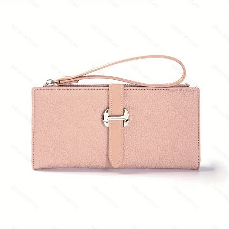 1pc Genuine Leather Blocking Passport Holder Wallet, Multi-Functional Travel Document Organizer with SIM Card Slots