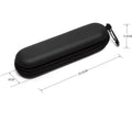 EVA Electric Toothbrush Travel Case, Shockproof & Waterproof Storage Organizer with Large Capacity for Brush & Heads