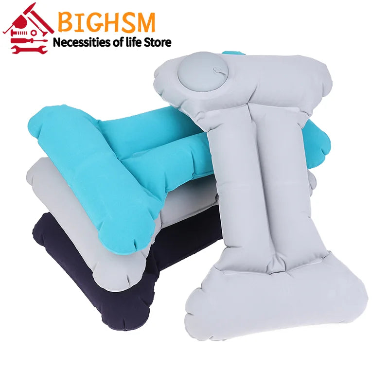Inflatable Travel Nursing Waist Pillow, Blow Up Lumbar Body Back Support Pillow For Airplane Long Flight Journey Travel Airplane