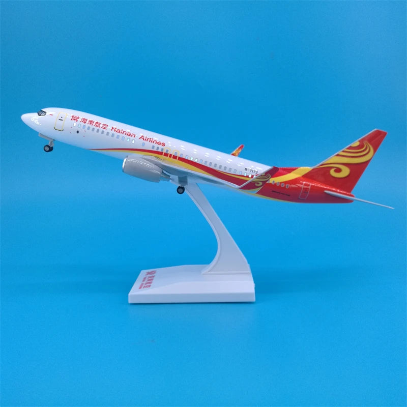 30cm Chinese Airbus & Boeing Airplane Model Diecast Resin with LED Light